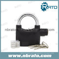 Black Siren Alarm Padlock Alarm Lock for Bicycle